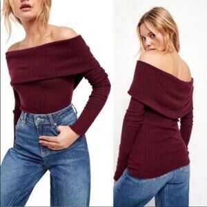 Free people We the Free snow bunny sweater women's small